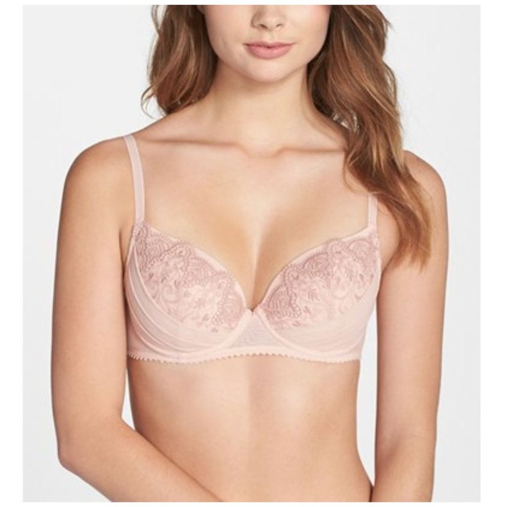 Underella by Ella Moss Women's Stella Underwire Bra Blush size 32 B $58